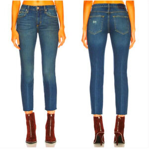 AMO Jeans stix crop mojave size 30 Skinny ankle raw hem